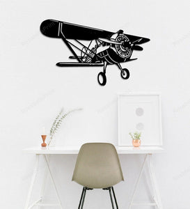 Old Fighter Jet Metal Wall Art,fighter Jet Metal Home Decor,old Plane Teenroom Decor,black Metal Airplane Teen Room And Metal Art, Metal Laser Cut Metal Sign Old Fighter Bathroom Signs Wall Decor Kawaii Custom Signs For Business