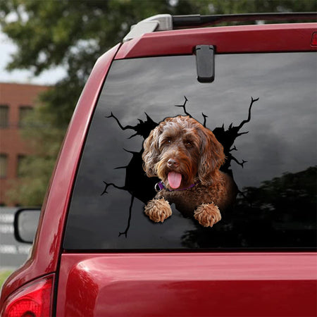 [da0076-snf-tnt]-cockapoo-crack-car-sticker-dogs-lover