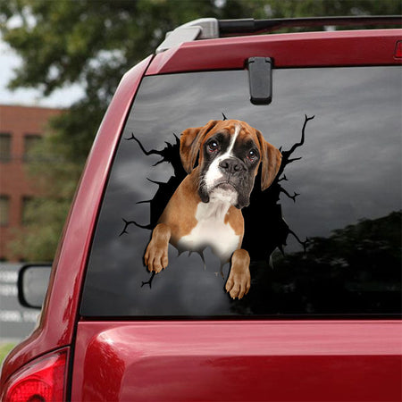 [ld0335-snf-lad]-boxer-crack-car-sticker