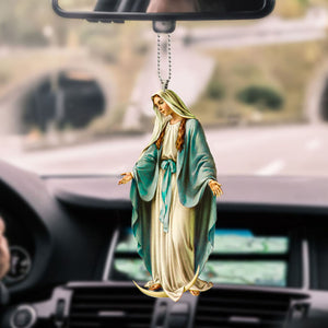 Ornament Mary Decorate Car