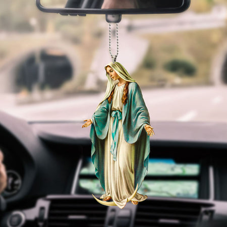 Ornament Mary Decorate Car