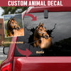 Personalized Horses Crack Sticker Custom Decal Stickers Best Christmas Gifts For Mom