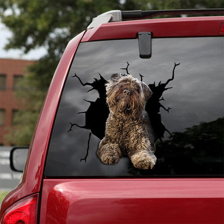 [ld0328-snf-lad]-bouvier-des-flandres-crack-car-sticker-dogs-lover