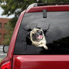 [da0283-snf-tnt]-pug-crack-car-sticker-dogs-lover