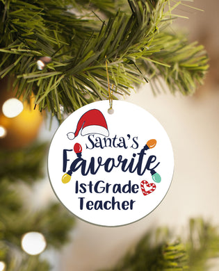 ornament-1stgradeteacher-gift-for-christmas-decorate-the-pine-tree