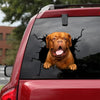 [da0118-snf-tpa]-dogue-de-bordeaux-crack-car-sticker-dogs-lover