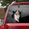 [ld0451-snf-lad]-shetland-sheepdog-crack-car-sticker-dogs-lover