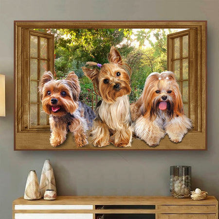 [ld0570-snf-lad]-yorkshire-terrier-poster-dogs-lover