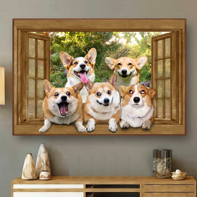 [ld0569-snf-lad]-corgi-poster-dogs-lover