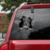 [ld1171-snf-lad]-miniature-schnauzer-crack-car-sticker-dogs-lover