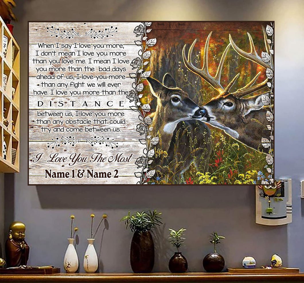 [da0791-snf-tnt]-couple-deer-poster-deers-lover
