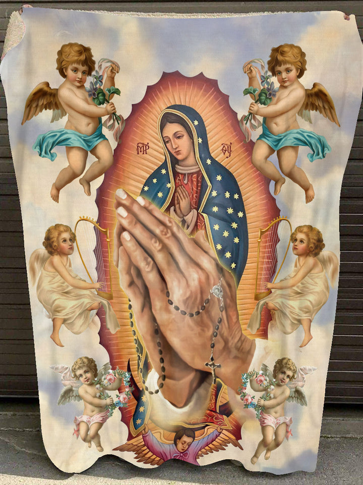 [ld0427-lad]-mary-fleece-blanket