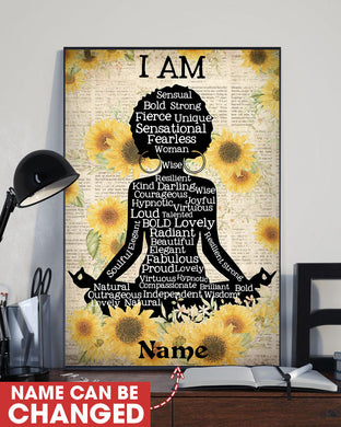 [ld0837-snf-lad]-black-queen-customized-poster