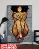 [ld0834-snf-lad]-black-queen-customized-poster