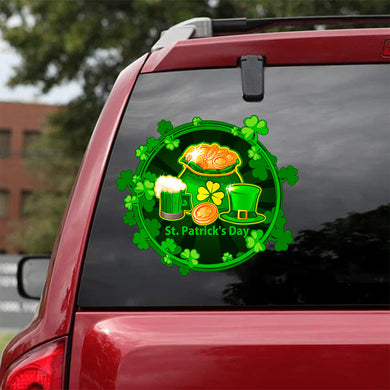 [bv0166-snf-ptd]-saint-patrick's-day-crack-car-sticker