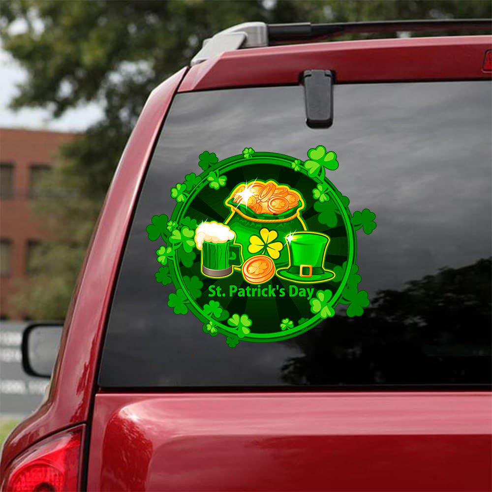 [bv0166-snf-ptd]-saint-patrick's-day-crack-car-sticker