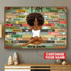[ld0838-snf-lad]-black-queen-customized-poster