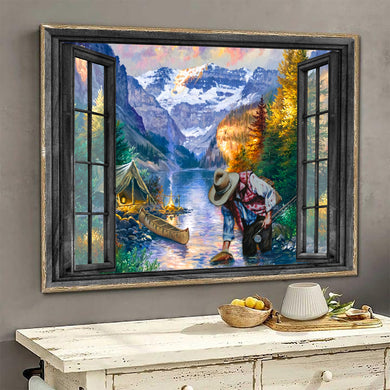 [th0393-snf-ptd]-fishing-old-man-poster