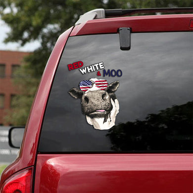 [th0412-snf-tpa]-cow-car-sticker-cows-lover