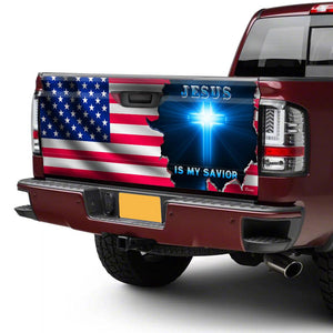 Jesus Is My Savior truck Tailgate Decal Sticker Wrap Ailgate Wrap Decals For Trucks