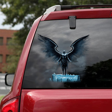 [ld1641-snf-lad]-angel-car-sticker-angels-lover