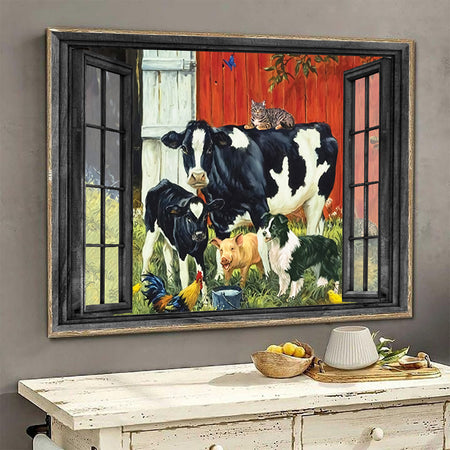 [th0212-snf-ptd]-cow-poster-cattle-lover
