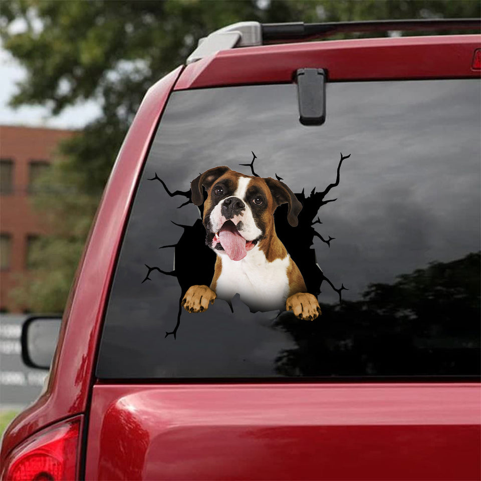 [da0874-snf-tnt]-boxer-crack-car-sticker-dogs-lover