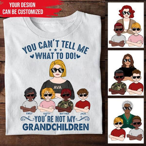 [BH0655-ds-lad] Can't tell me what to do Customized All type shirts Family Lovers