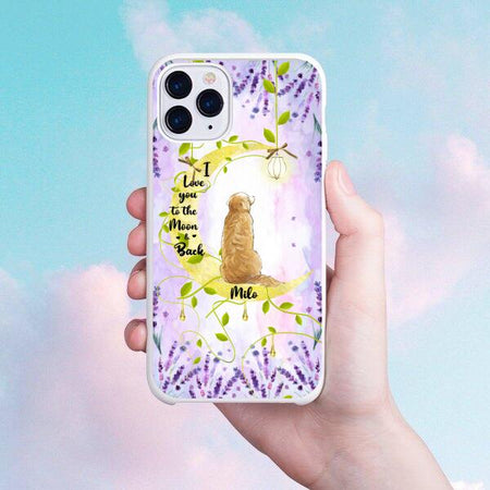 [TH0983-ds-tnt] Love you to the moon and bạck Customized Phone case Cat lovers