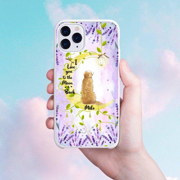 [TH0983-ds-tnt] Love you to the moon and bạck Customized Phone case Cat lovers