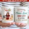 Cat Sewing Personalized Mug
