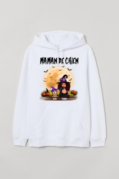 [LD1933-ds-lad] Maman De Chien Customized All Type Shirts Halloween Lovers Dog Lovers