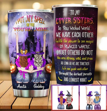 I Put My Spell On You Customized Tumbler Halloween Lovers Friend Lovers