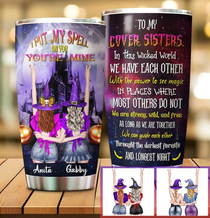 I Put My Spell On You Customized Tumbler Halloween Lovers Friend Lovers