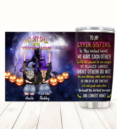 I Put My Spell On You Customized Tumbler Halloween Lovers Friend Lovers