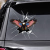 [ld1749-snf-lad]-eagle-crack-car-sticker-bird-lovers