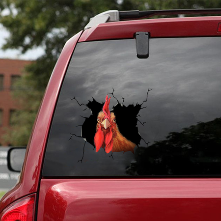 Funny Chicken Decal Items Super Cute Custom Wall Decal Christmas Gift Box