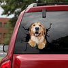 [th0052-snf-tpa]-golden-retriever-crack-car-sticker-dogs-lover