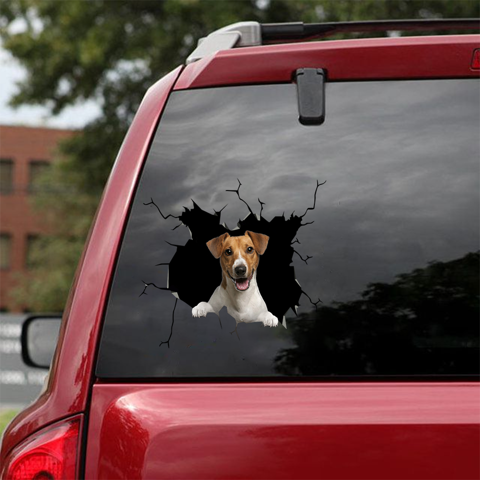 Funny Jack Russell Sticker Dogs Lover SK0094 - Camellia Print