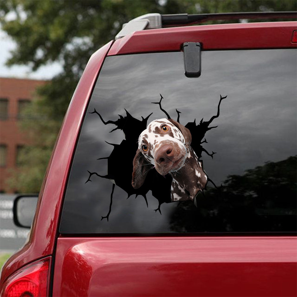 [sk0957-snf-lad]-dalmatian-crack-sticker-dogs-lover