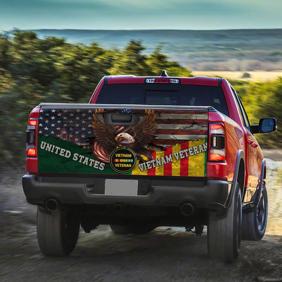 United States Vietnam Veterans Truck Tailgate Wrap Us Veteran Tailgate Wrap Decals For Trucks