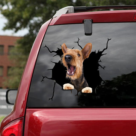 [ld0123-snf-lad]-airedale-terrier-crack-car-sticker-dogs-lover