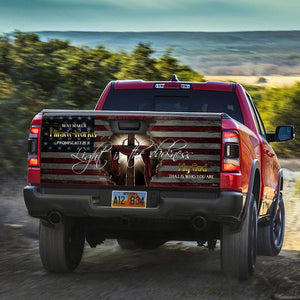 God Jesus Cross American truck Tailgate Decal Sticker Wrap Tailgate Wrap Decals For Trucks