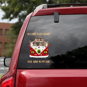 [bh0089-snf-tnt]-german-shepherd-hippie-crack-car-sticker-cats-lover