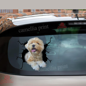 Havanese Crack Decal Sticker Car Pretty Stickers Birthday Gifts For Her