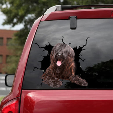[bh0283-snf-tnt]-briard-crack-car-sticker-dogs-lover