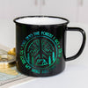 [sk0027-ptd] This girl runs on Jesus n horses tumbler - Camellia Print