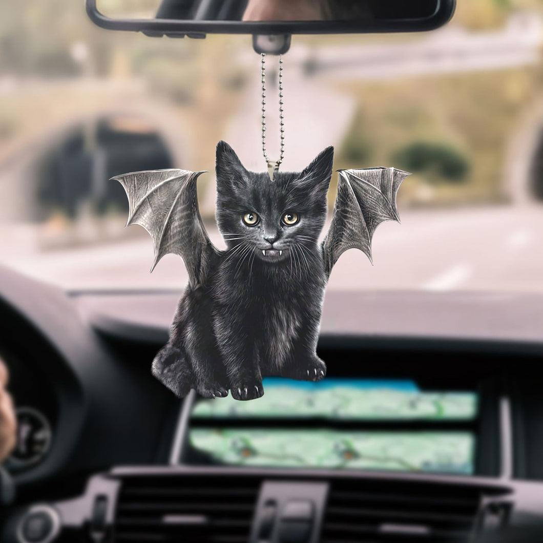 black-cat-ornament-decorate-car-cat-lovers
