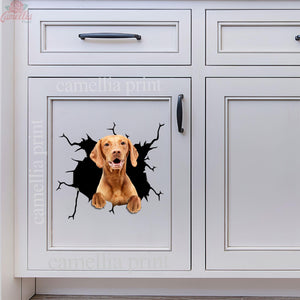 Vizsla Dog Crack Sticker Car Cute A Car Bumper Stickers Couple Gift Ideas
