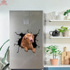Vizsla Dog Crack Door Decal Funny Label Paper Gifts For Dad